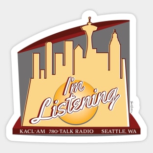 Frasier Is Listening Sticker